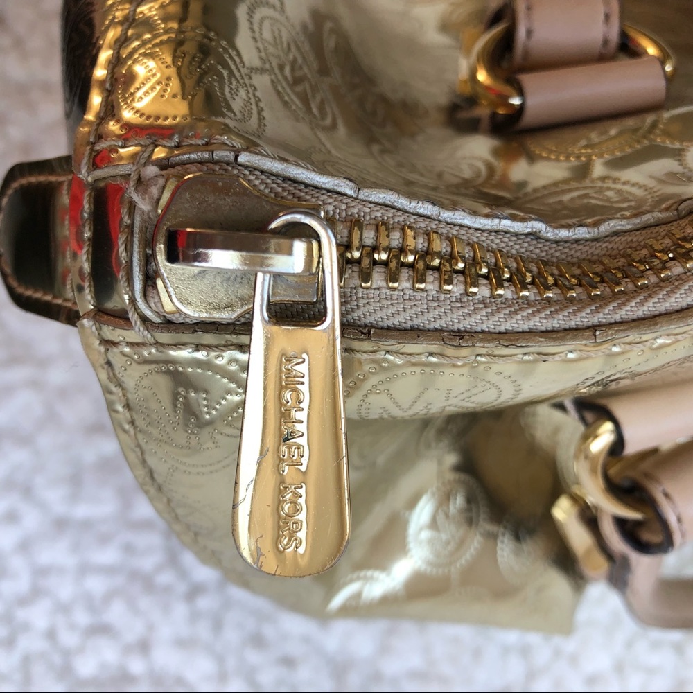 ✨Michael Kors Grayson Gold Satchel - Picture 8 of 8